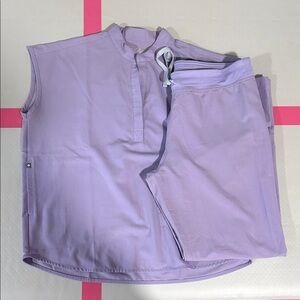 Figs lavender haze scrub set